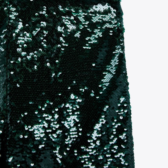 NWT Zara Flared Sequin Pants - Picture 12 of 16